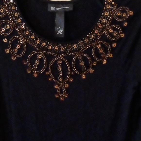 INC Beaded and sequin mini dress - Picture 2 of 5